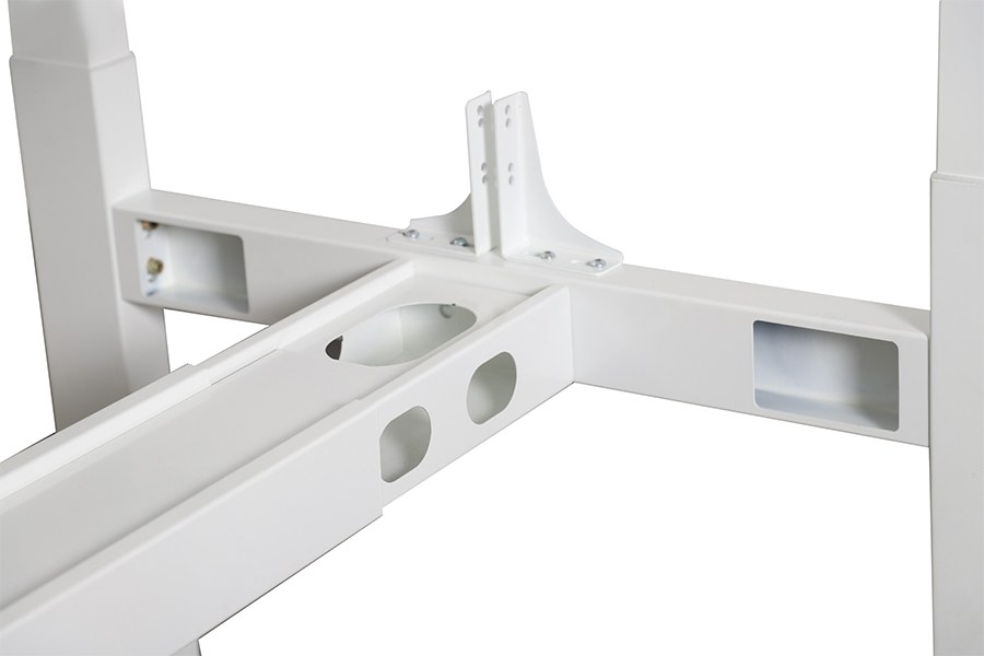 WK-4A3 Schreibtisch mit rechteckigem Rohr und 4 Beinen, höhenverstellbar, elektrisch, mit mehreren Motoren